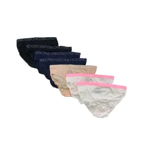 21 X Bonds Girls Bikini Underwear Kids Multi Coloured Briefs