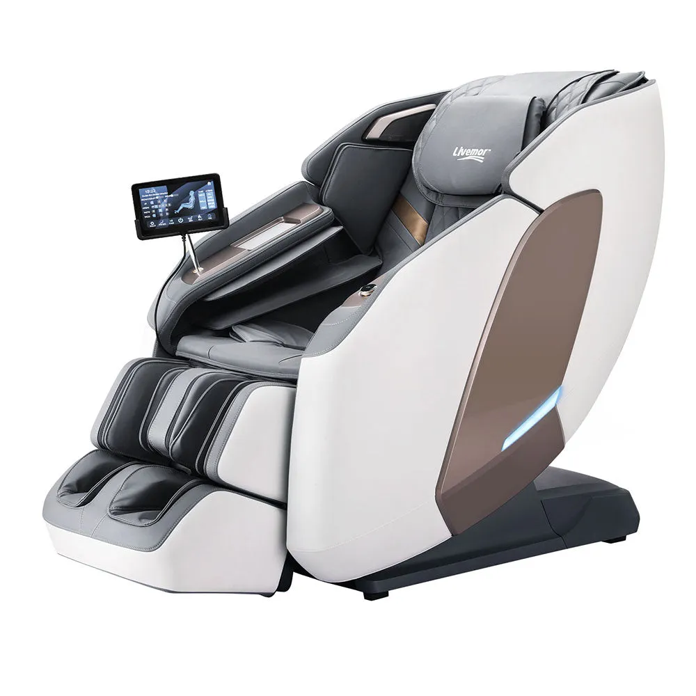 4D Heated Massage Chair w/ Bluetooth & Aromatherapy - Livemor