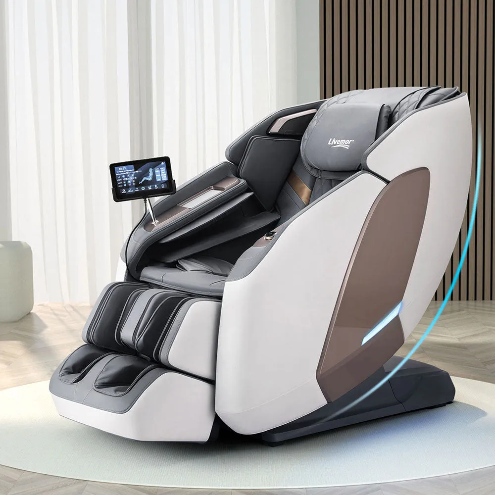 4D Heated Massage Chair w/ Bluetooth & Aromatherapy - Livemor