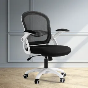 Adjustable Mesh Office Chair with Flip-Up Armrests - Artiss