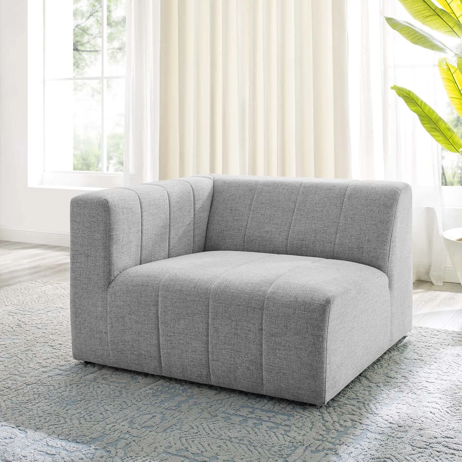 Bartlett Upholstered Fabric Left-Arm Chair