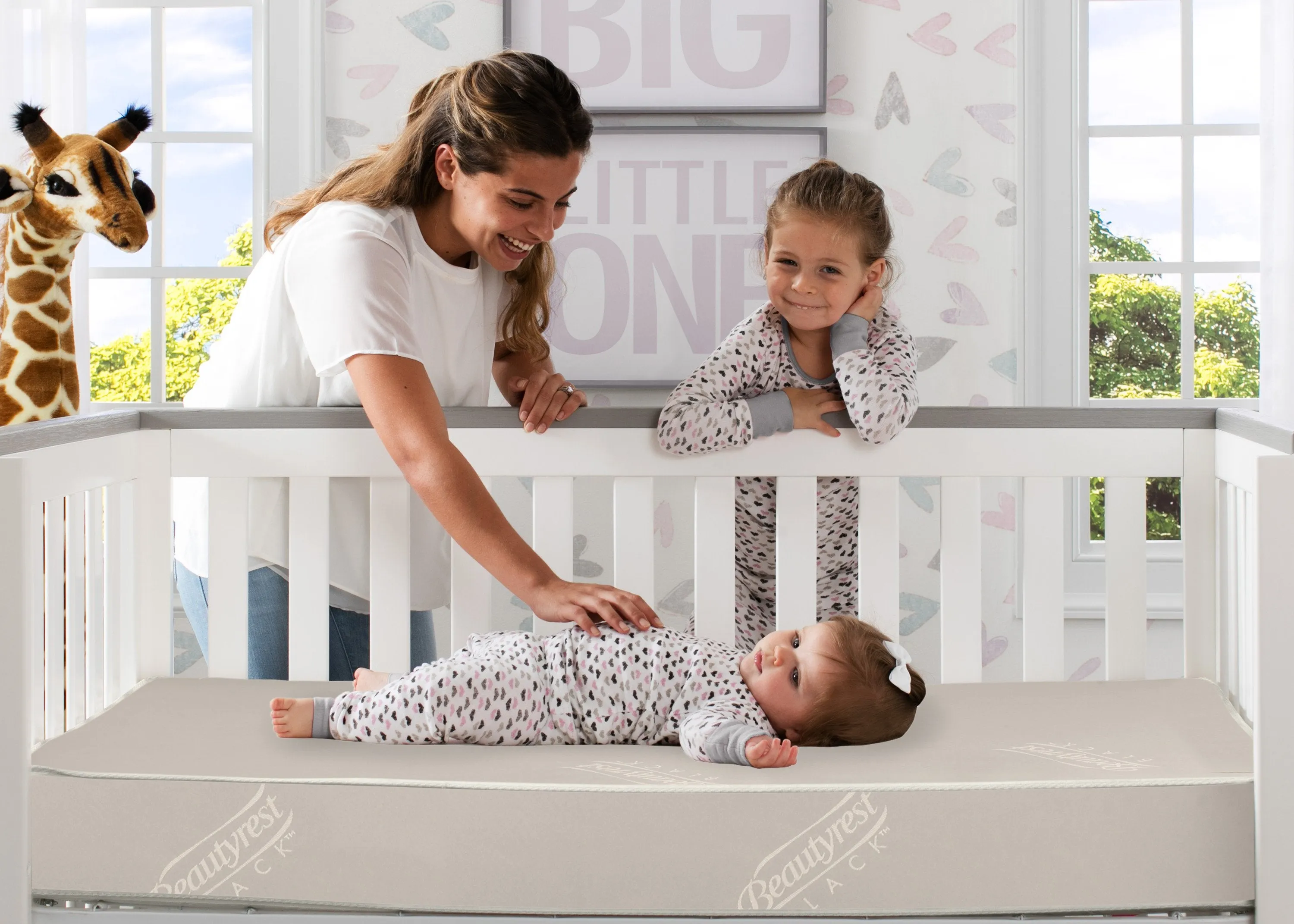 Beautyrest Black AIRCOOL Two-Stage Crib and Toddler Mattress