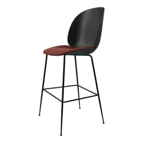 Beetle Bar Chair - Seat Upholstered - Black Matt Base