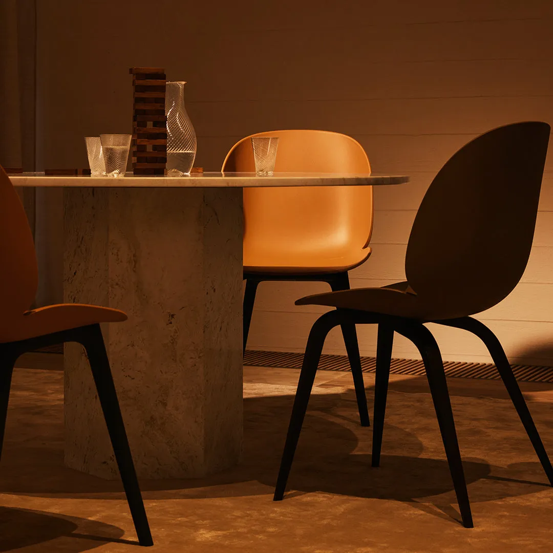 Beetle Dining Chair - Black Plastic Base