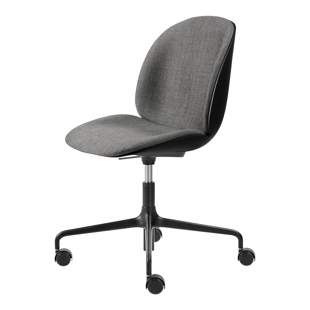 Beetle Meeting Chair - 4-Star Base w/ Castors - Height Adjustable - Front Upholstered