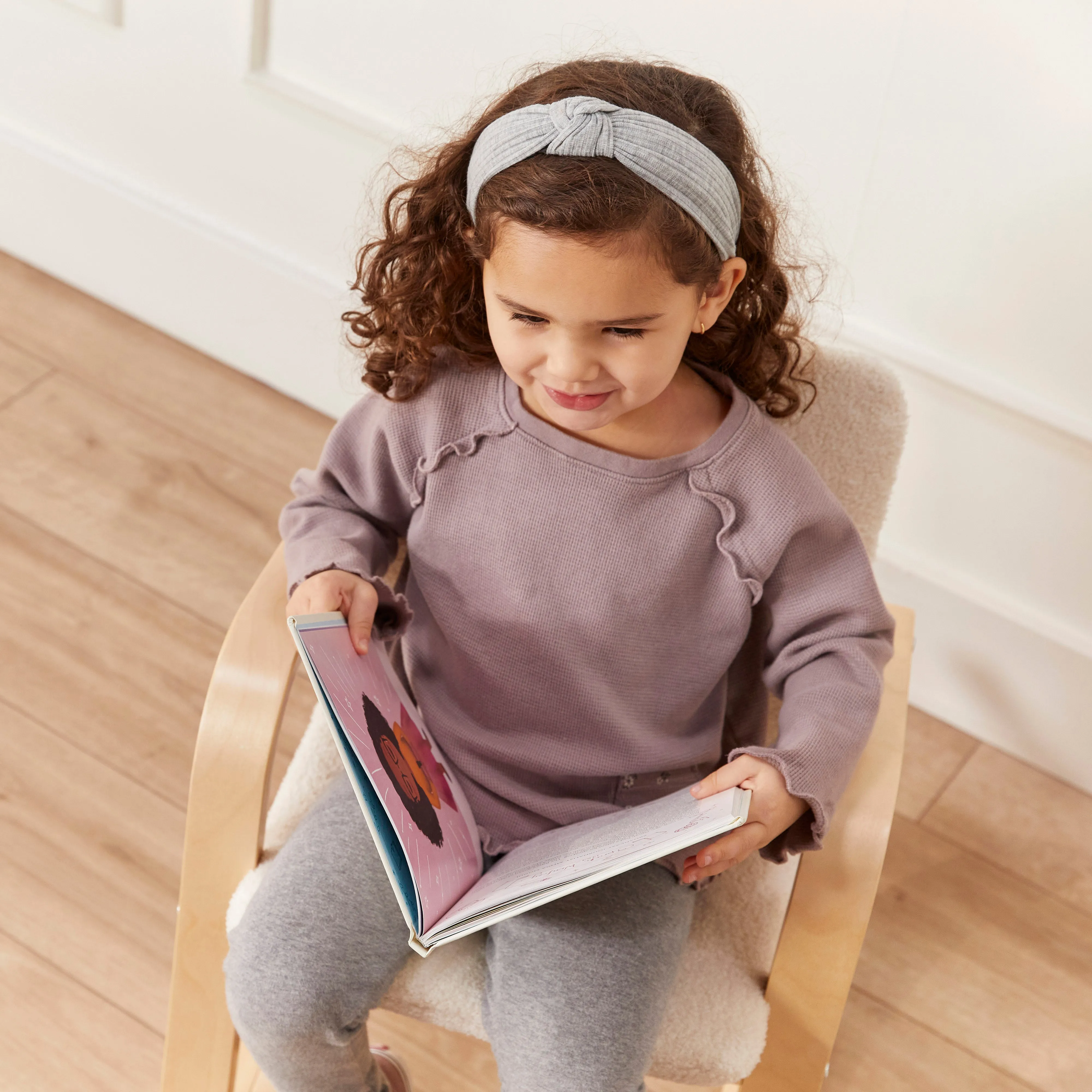 Bentwood Rocking Chair with Cushion, Kids Furniture