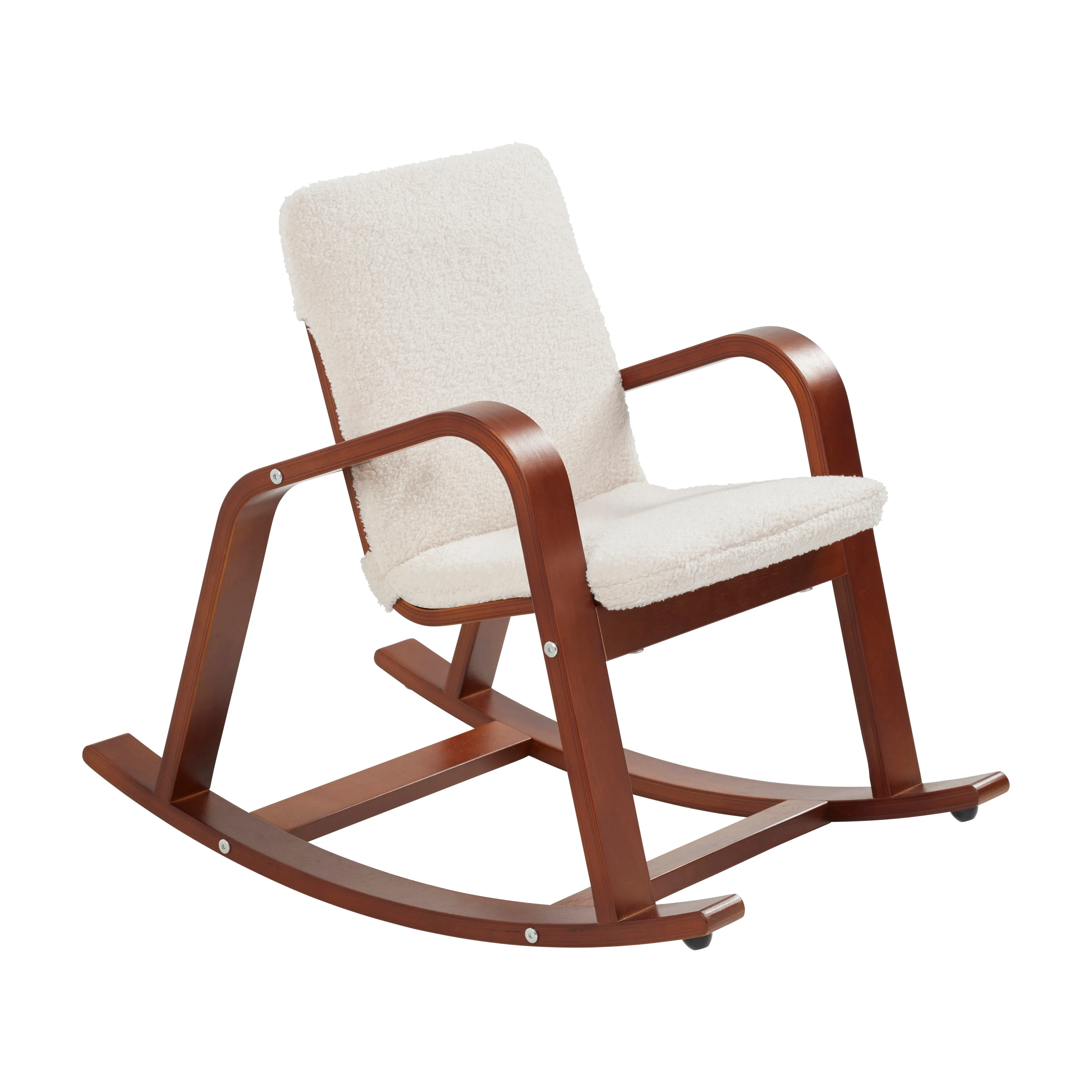 Bentwood Rocking Chair with Cushion, Kids Furniture