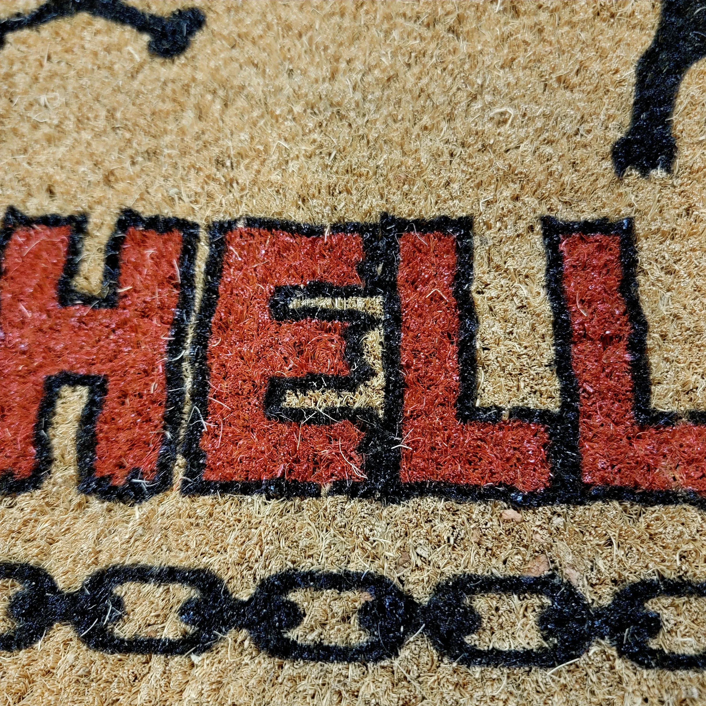 Beware of Hell Hounds Doormat