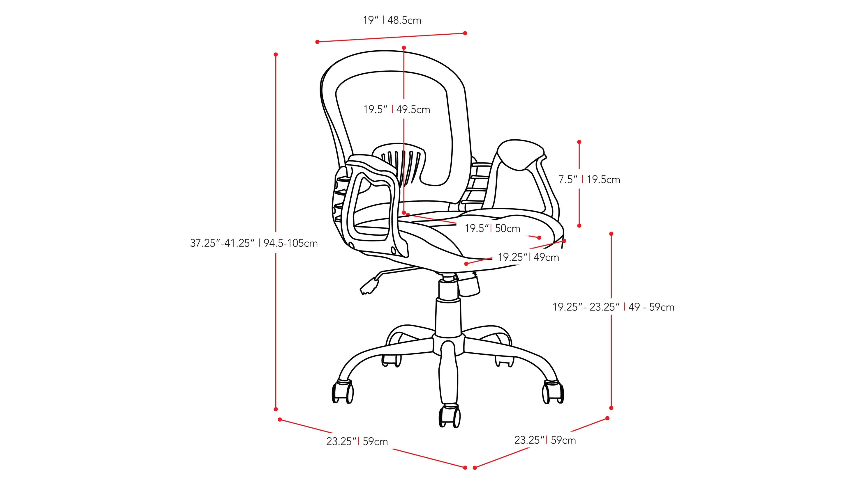 Black Swivel Office Chair