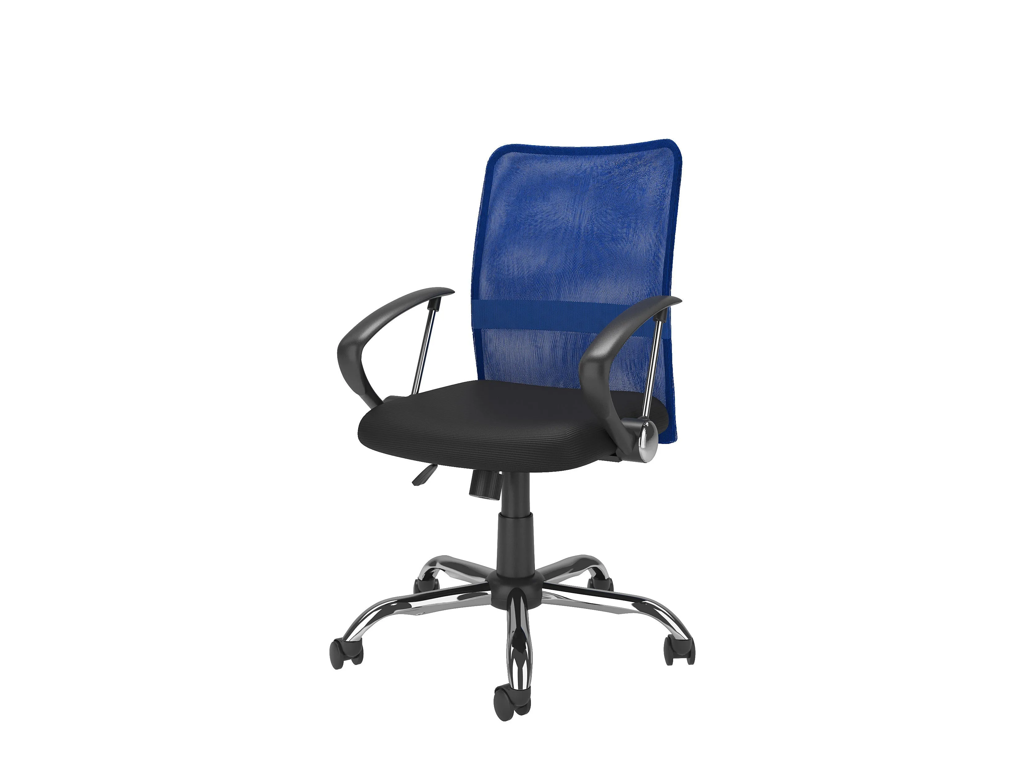 Blue Fabric Office Chair