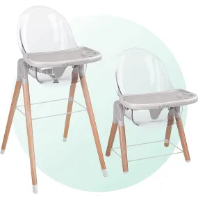 Children of Design Deluxe High Chair - Grey