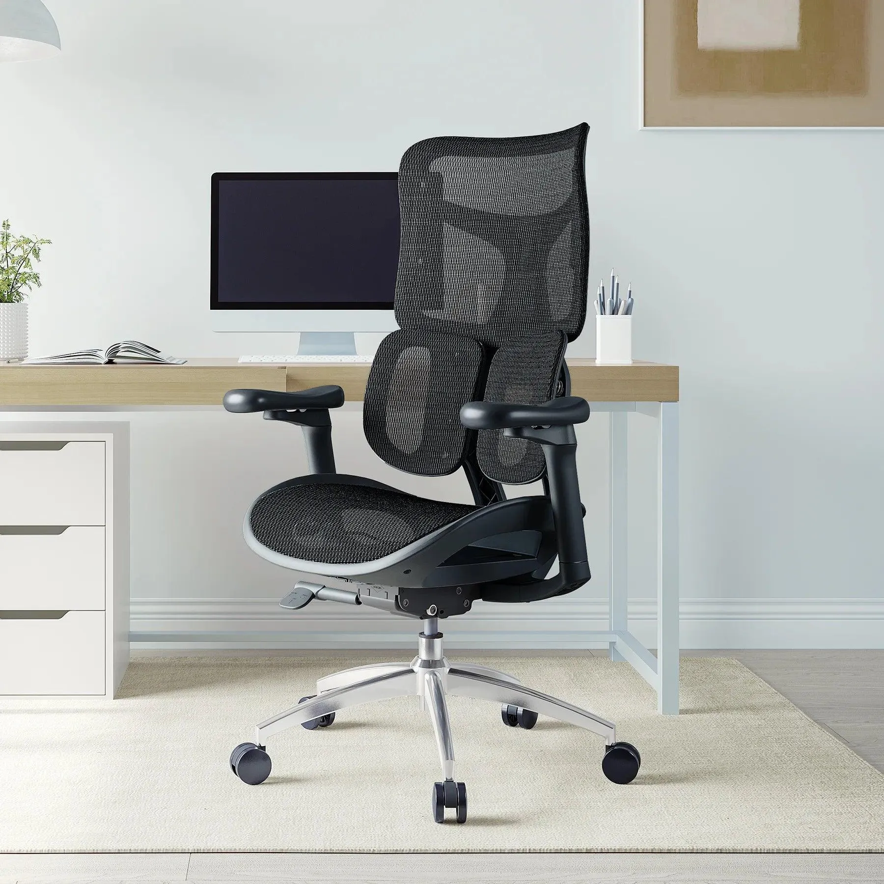 Doro S100 Ergonomic Office Chair with Dual Dynamic Lumbar Support