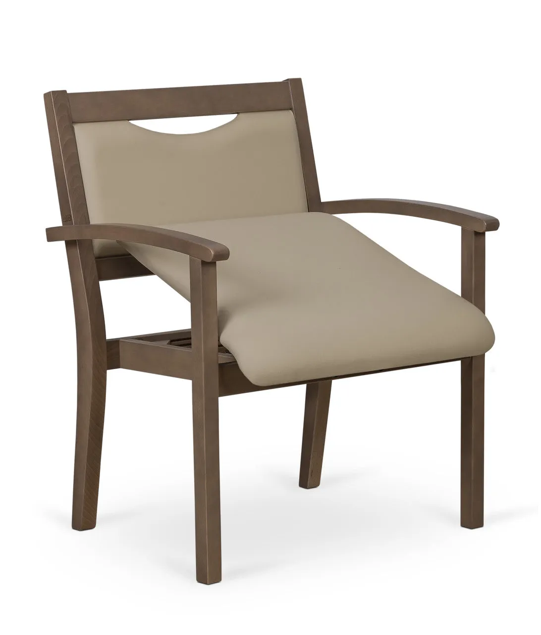 Easy Up 2LiftU Lift Up 68cm Extra Wide Ash Wood Dining Chair