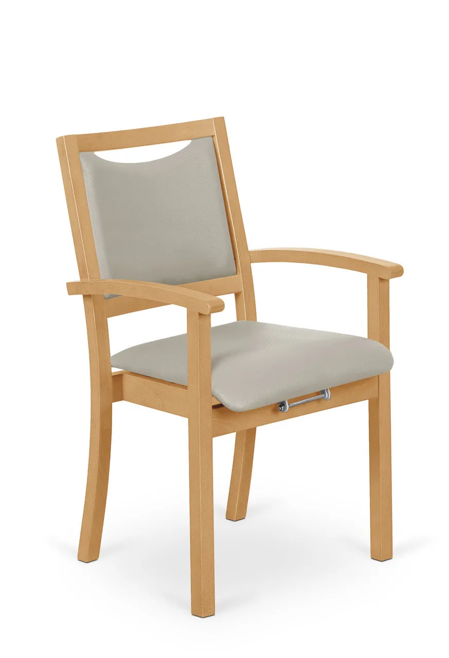 Easy Up 2LiftU Lift Up 68cm Extra Wide Ash Wood Dining Chair