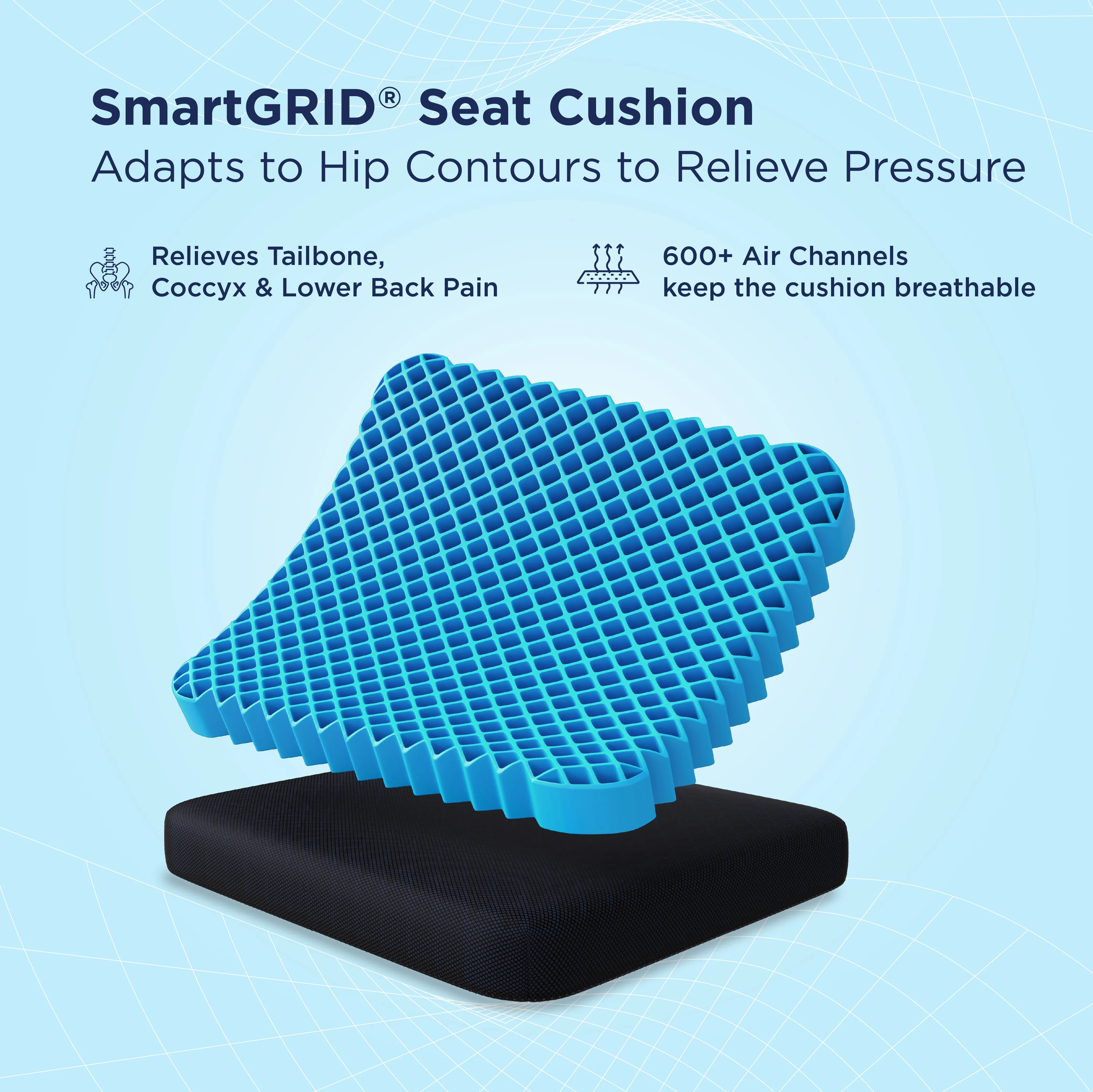 Ergo Seat & Back Cushion Combo