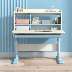 Ergonomic 80cm Height Adjustable Children Kids Study Desk Blue AU