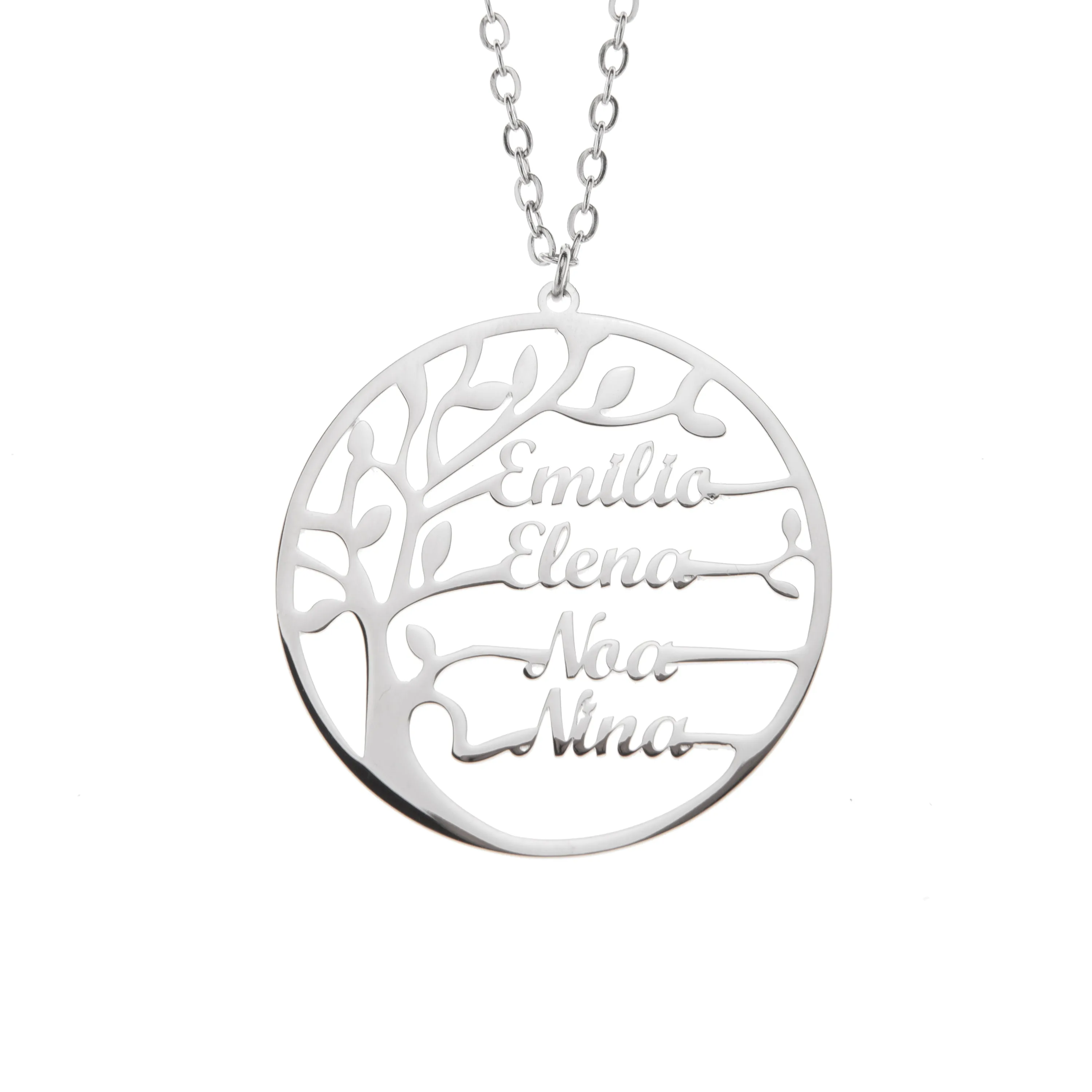 Family Tree of Life Pendant Necklace