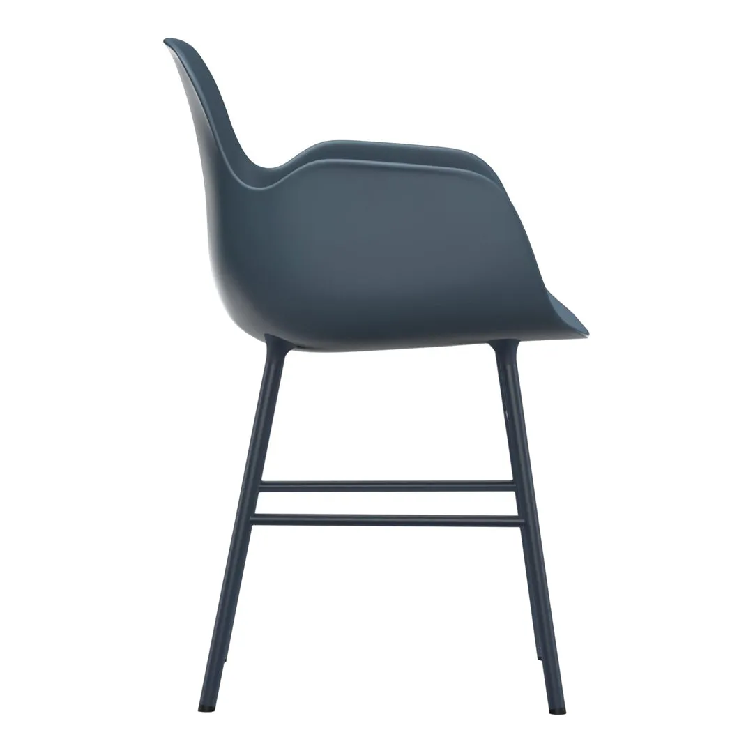 Form Armchair - Metal Legs