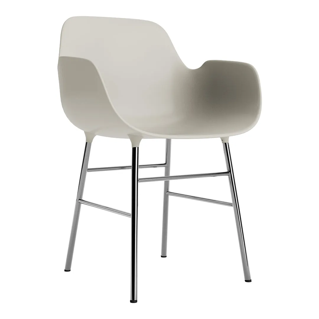 Form Armchair - Metal Legs