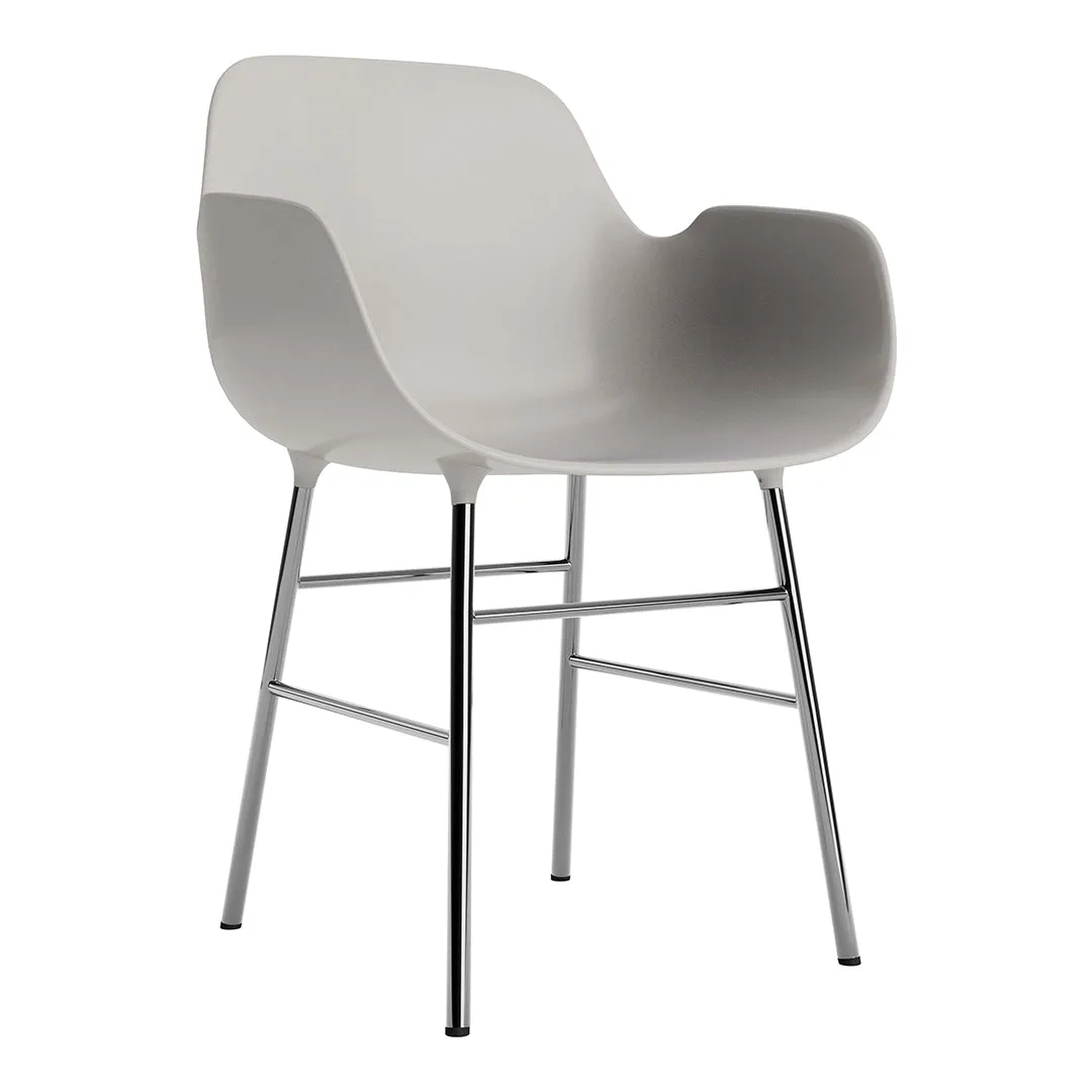 Form Armchair - Metal Legs