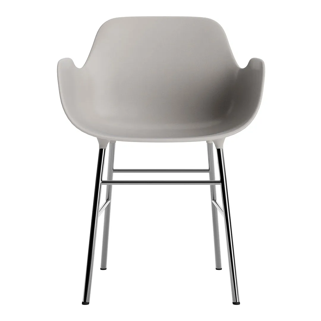 Form Armchair - Metal Legs