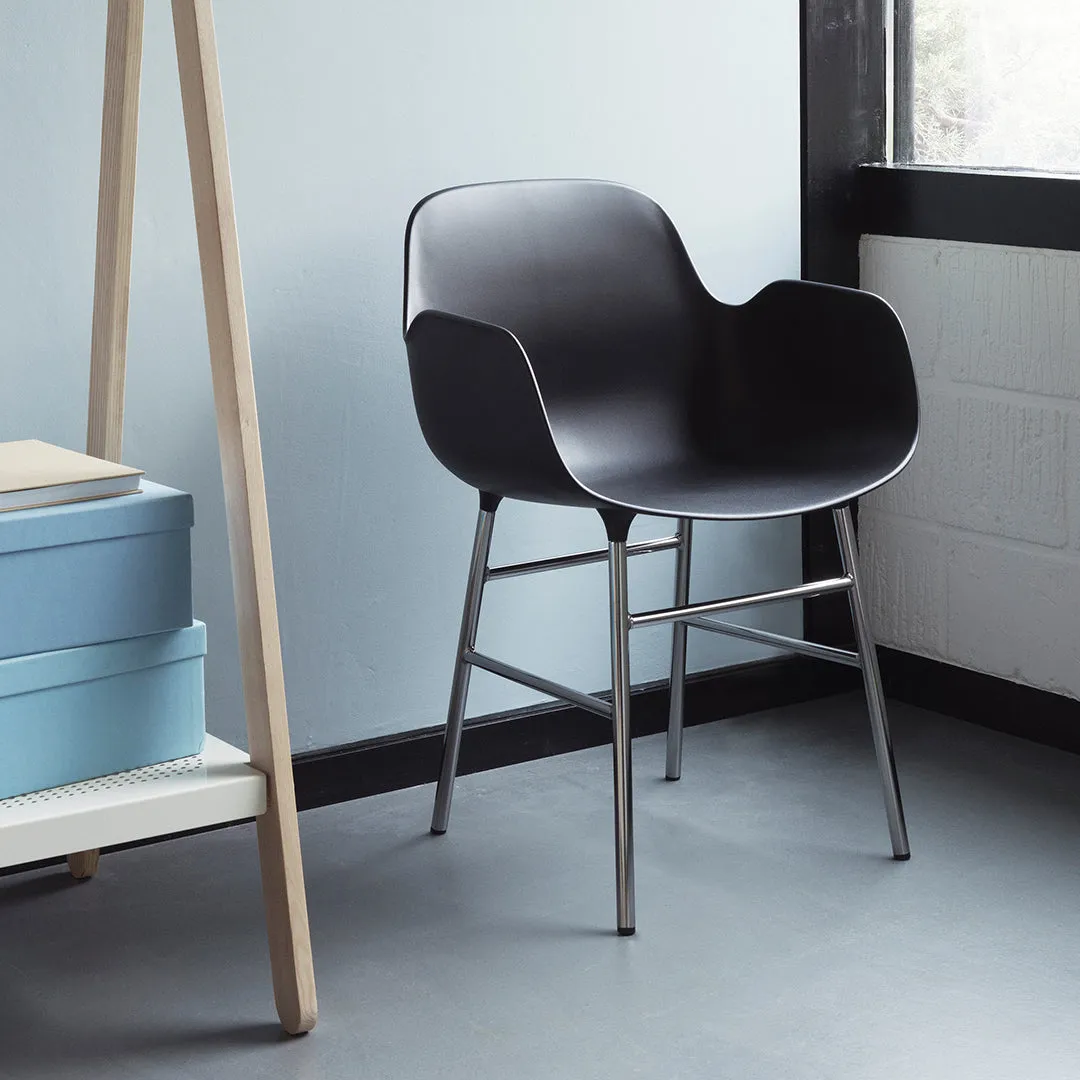 Form Armchair - Metal Legs