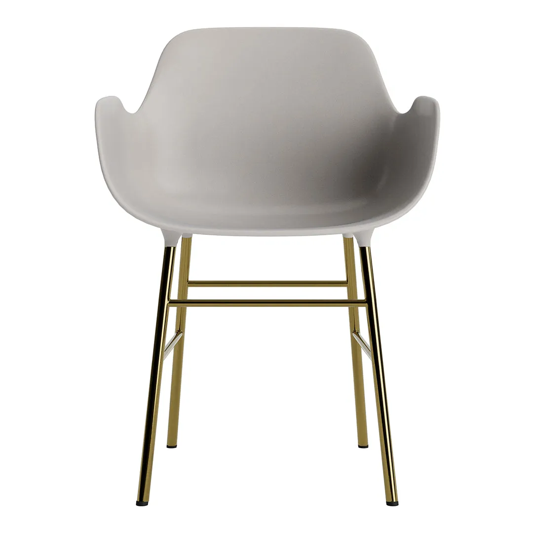 Form Armchair - Metal Legs