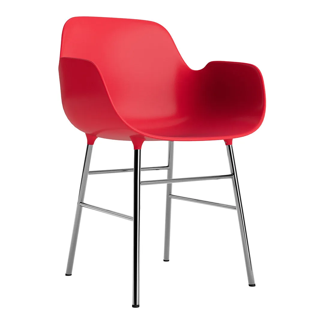 Form Armchair - Metal Legs