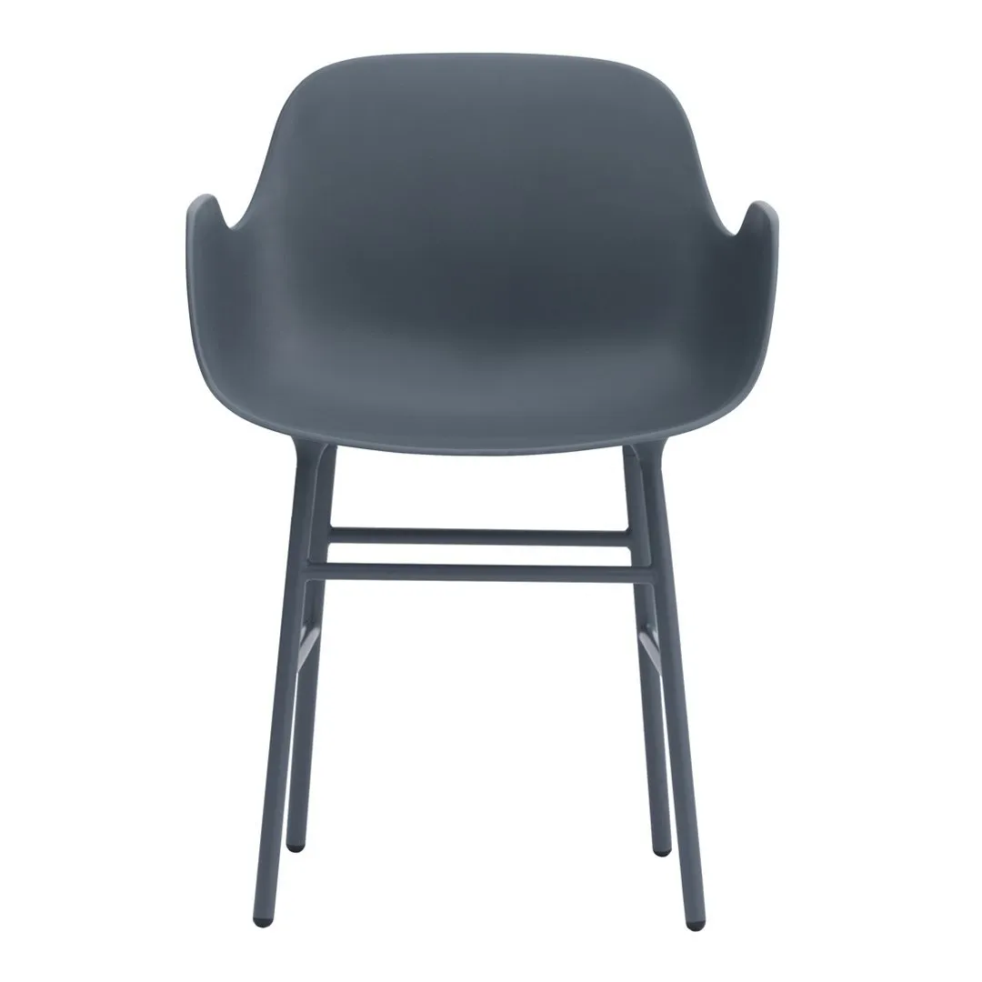 Form Armchair - Metal Legs