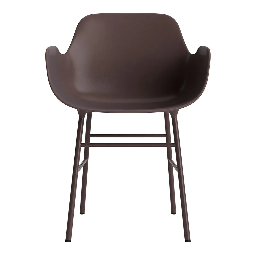 Form Armchair - Metal Legs