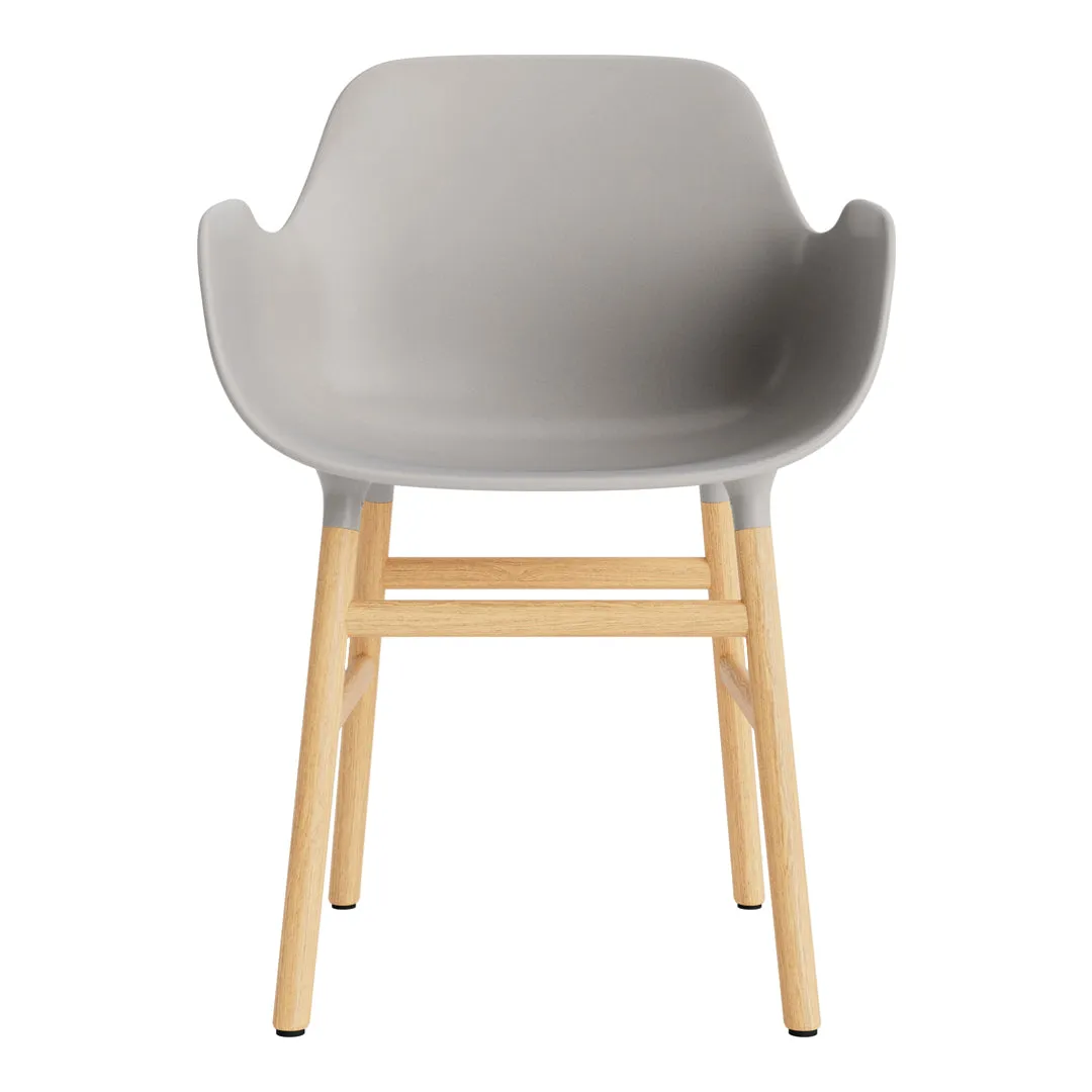 Form Armchair - Wood Legs