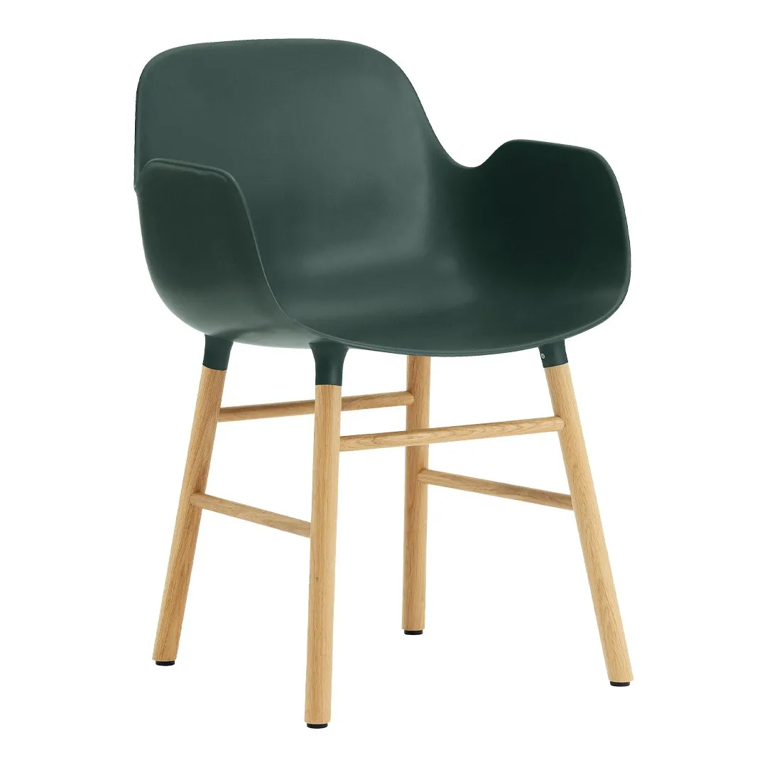 Form Armchair - Wood Legs