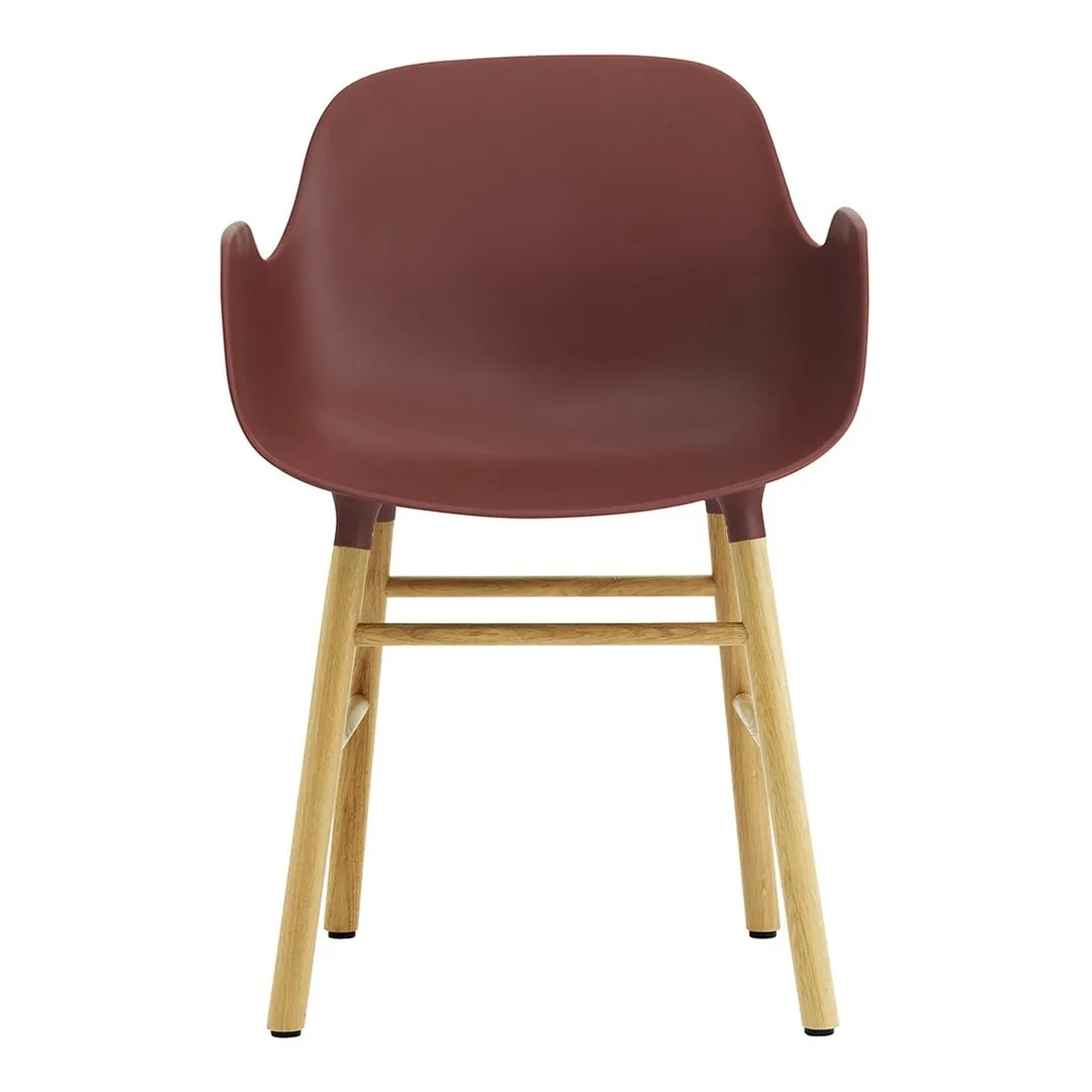 Form Armchair - Wood Legs