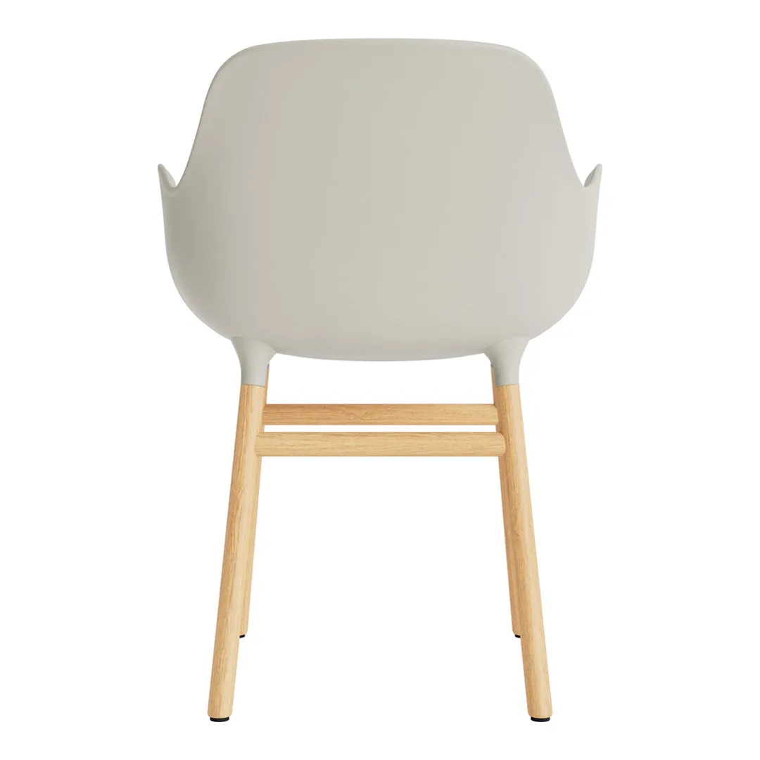 Form Armchair - Wood Legs