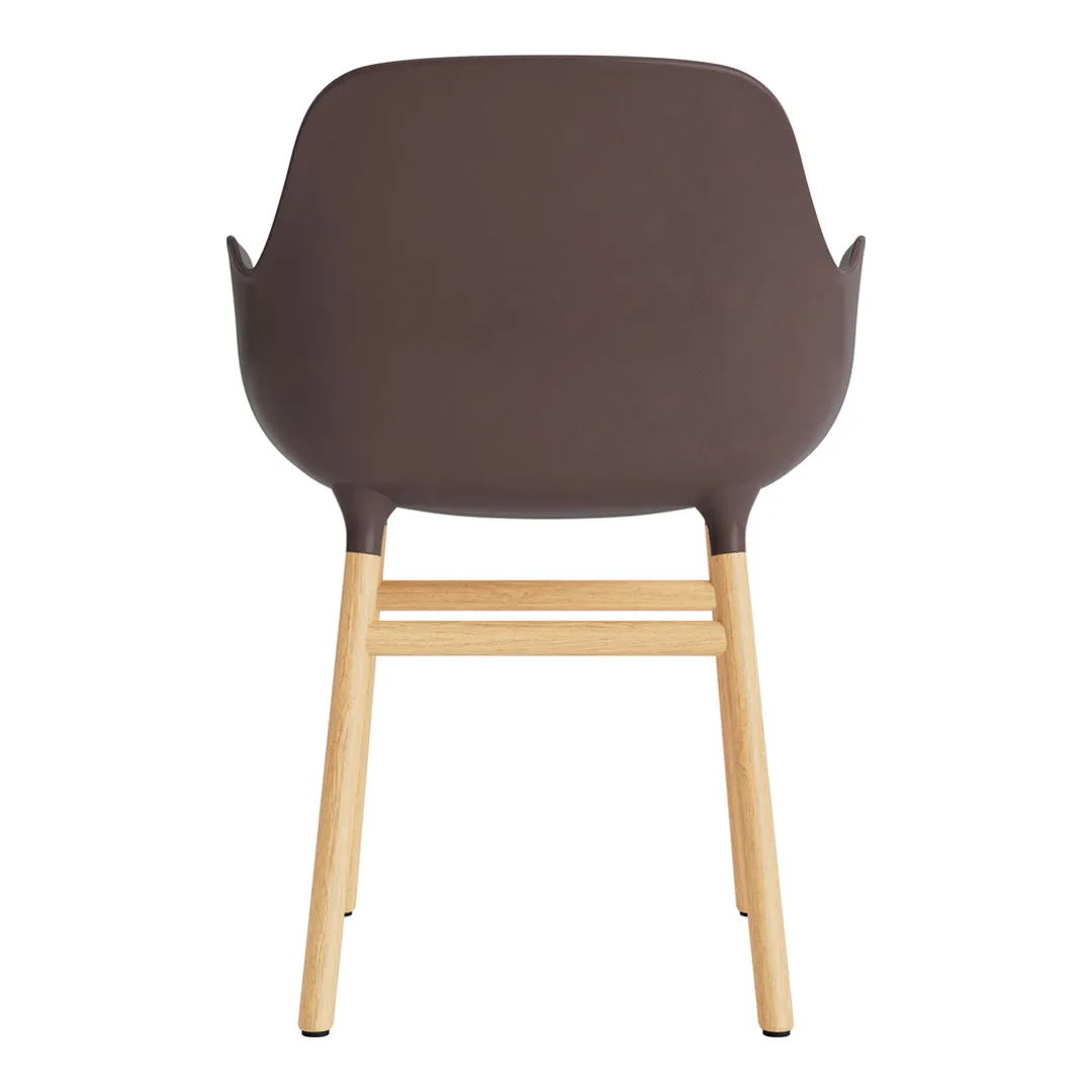 Form Armchair - Wood Legs