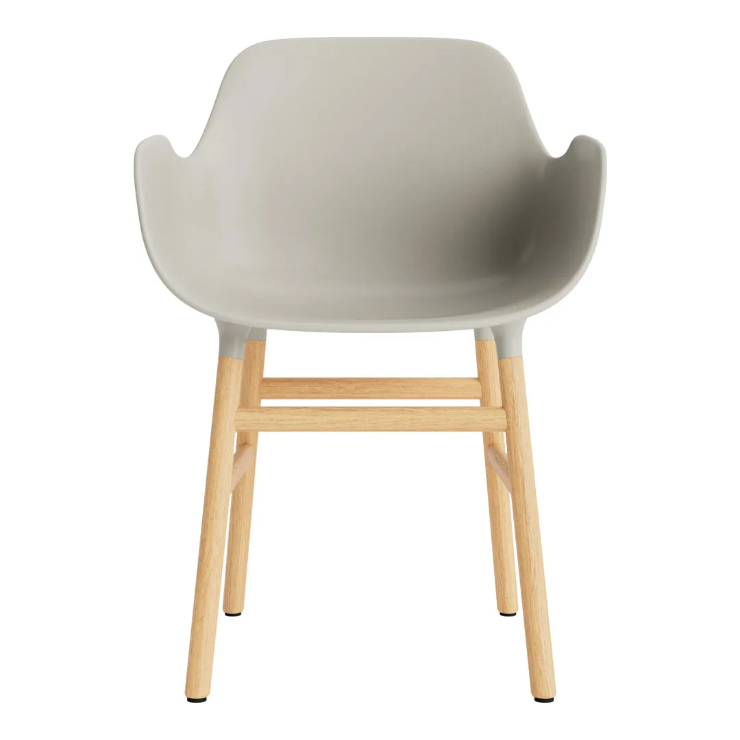 Form Armchair - Wood Legs