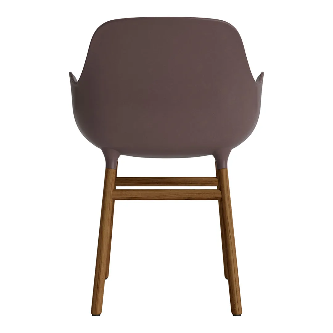 Form Armchair - Wood Legs