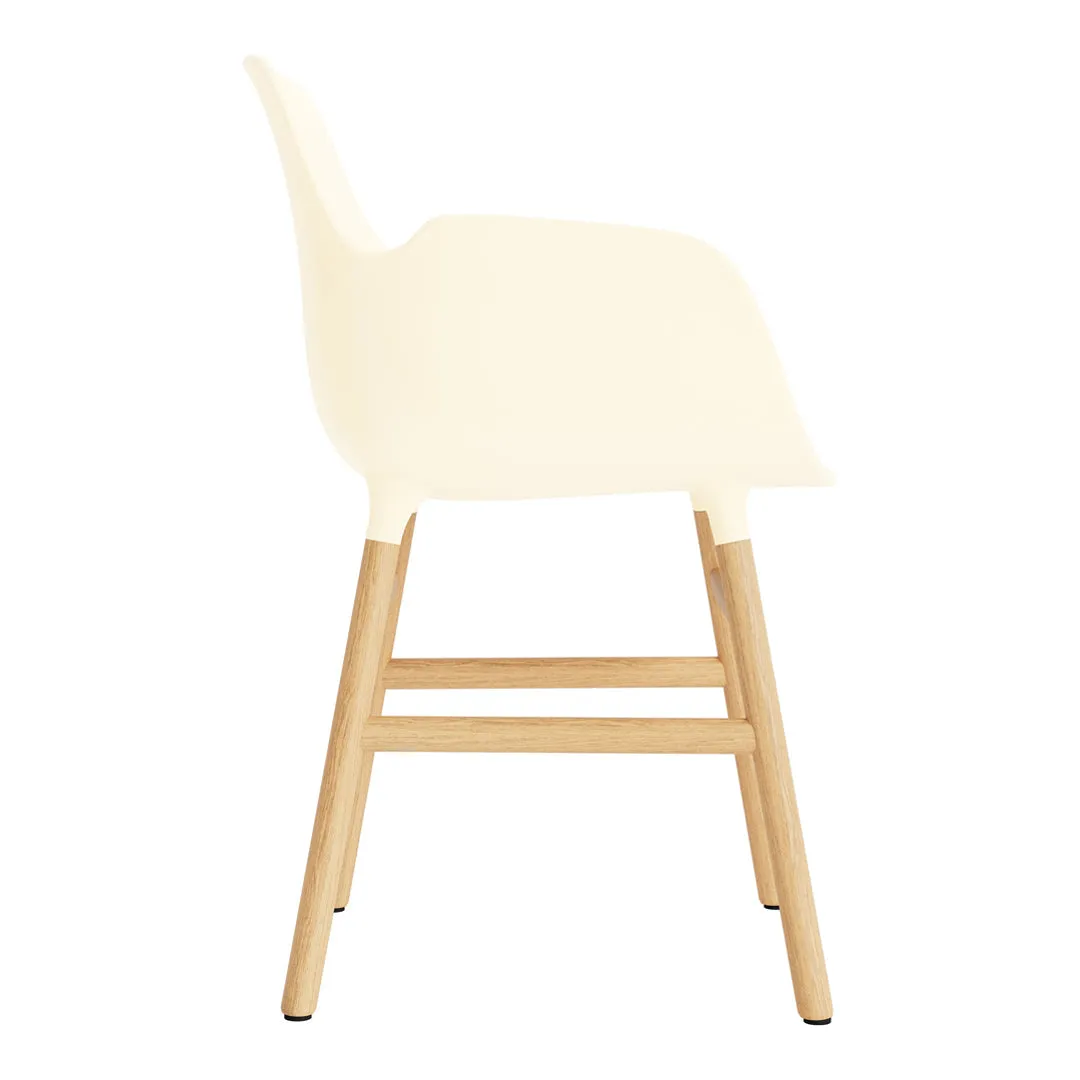 Form Armchair - Wood Legs