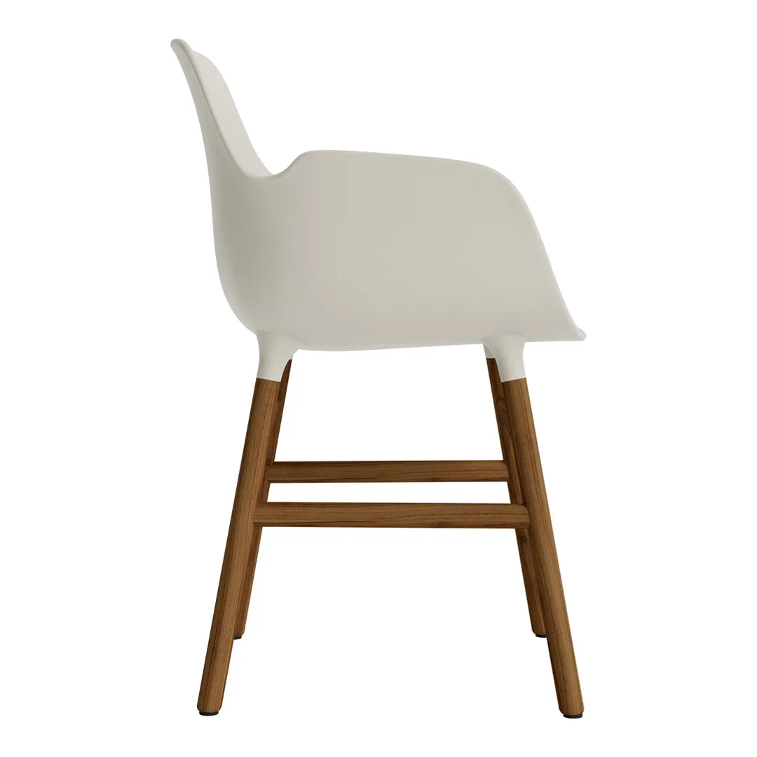 Form Armchair - Wood Legs