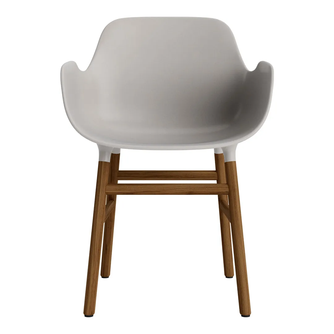 Form Armchair - Wood Legs