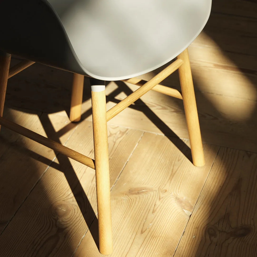 Form Armchair - Wood Legs