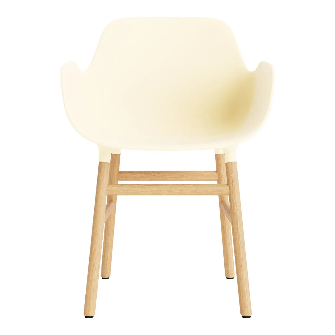 Form Armchair - Wood Legs