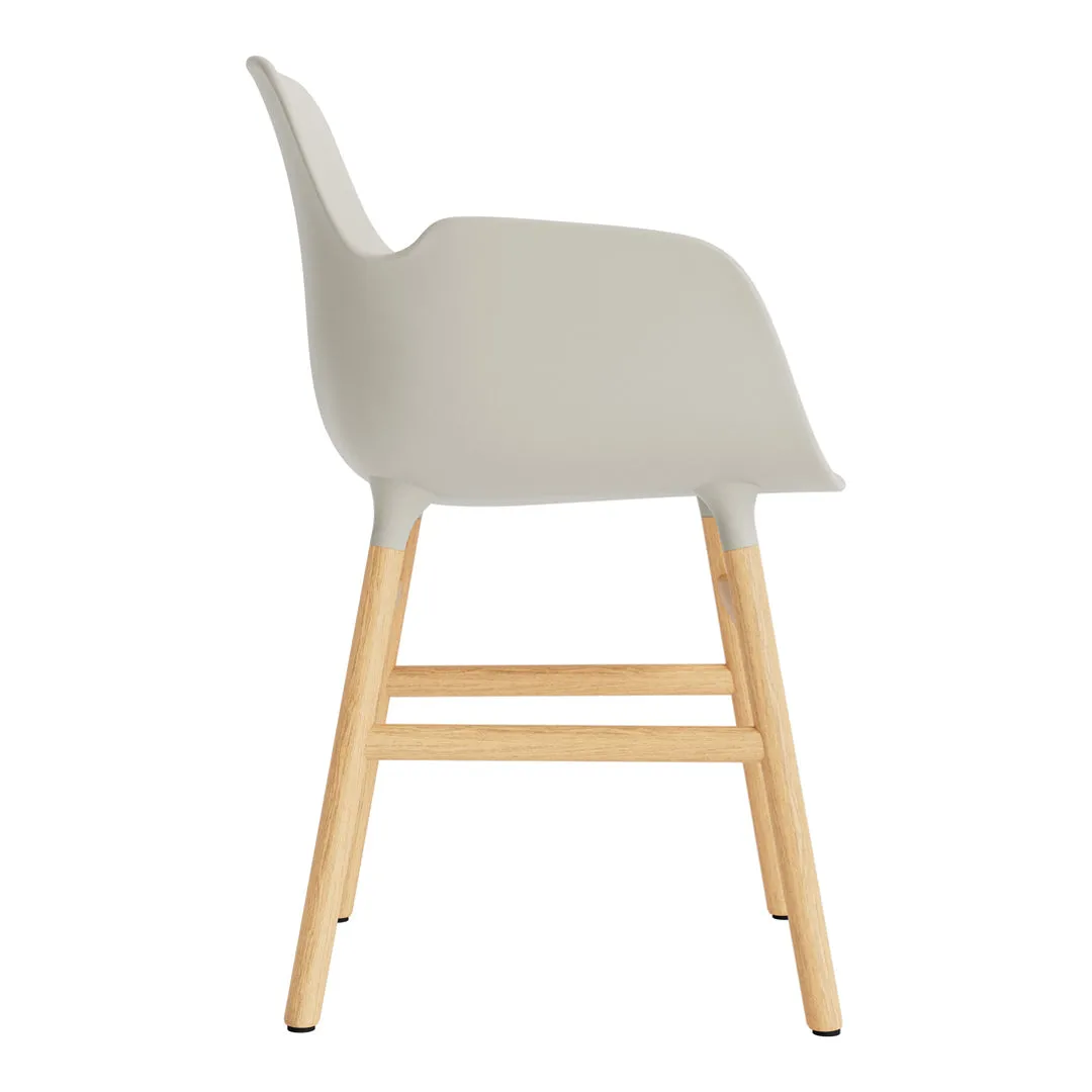 Form Armchair - Wood Legs