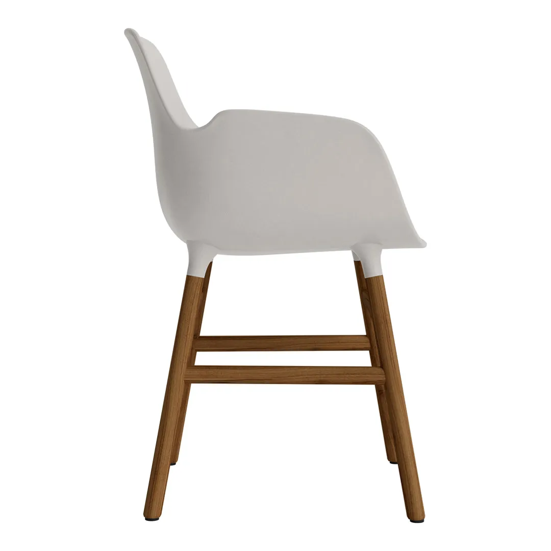 Form Armchair - Wood Legs