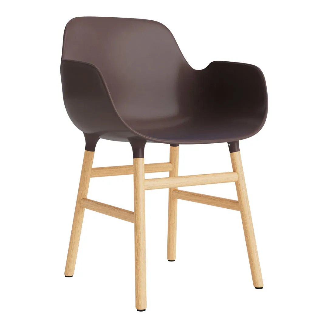 Form Armchair - Wood Legs