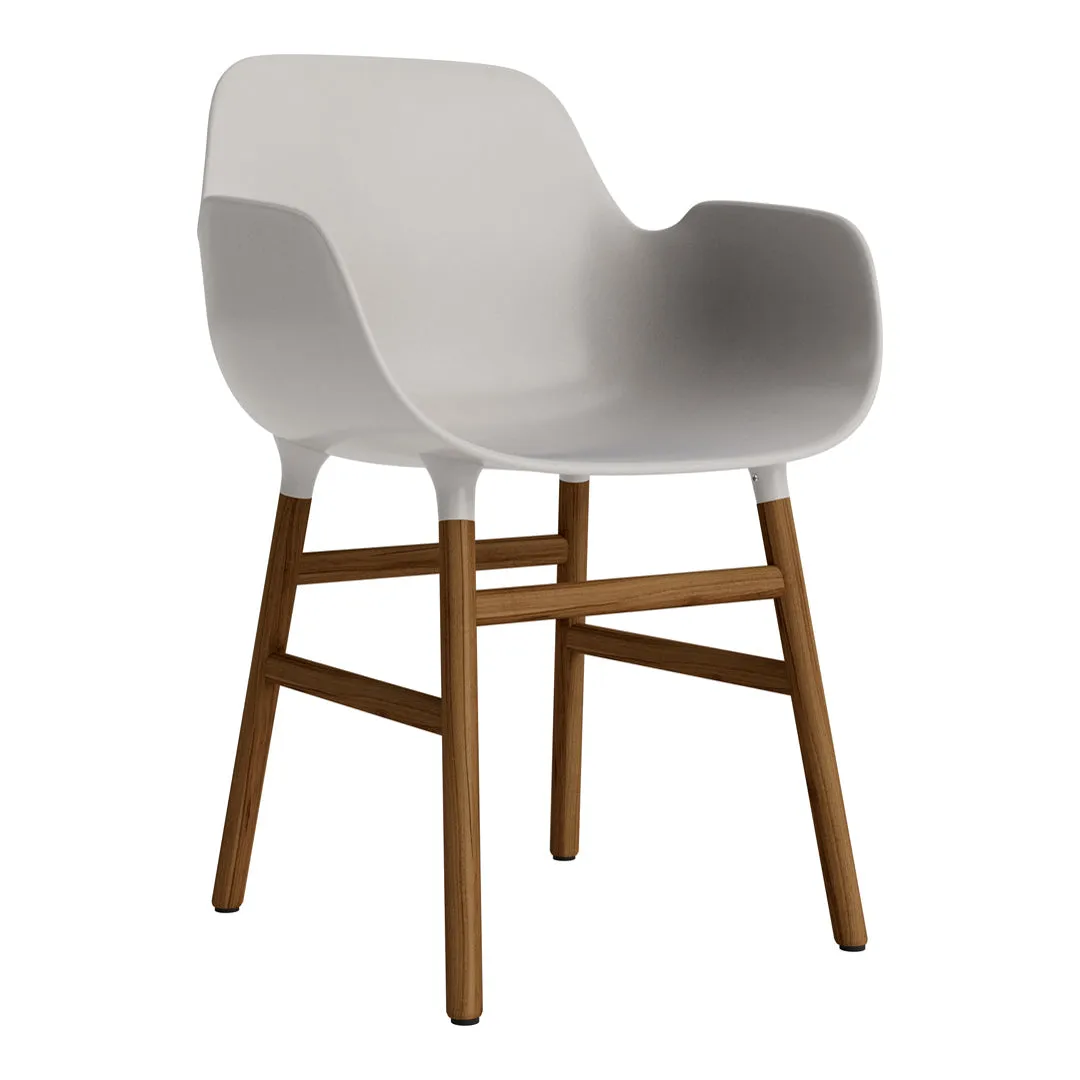 Form Armchair - Wood Legs