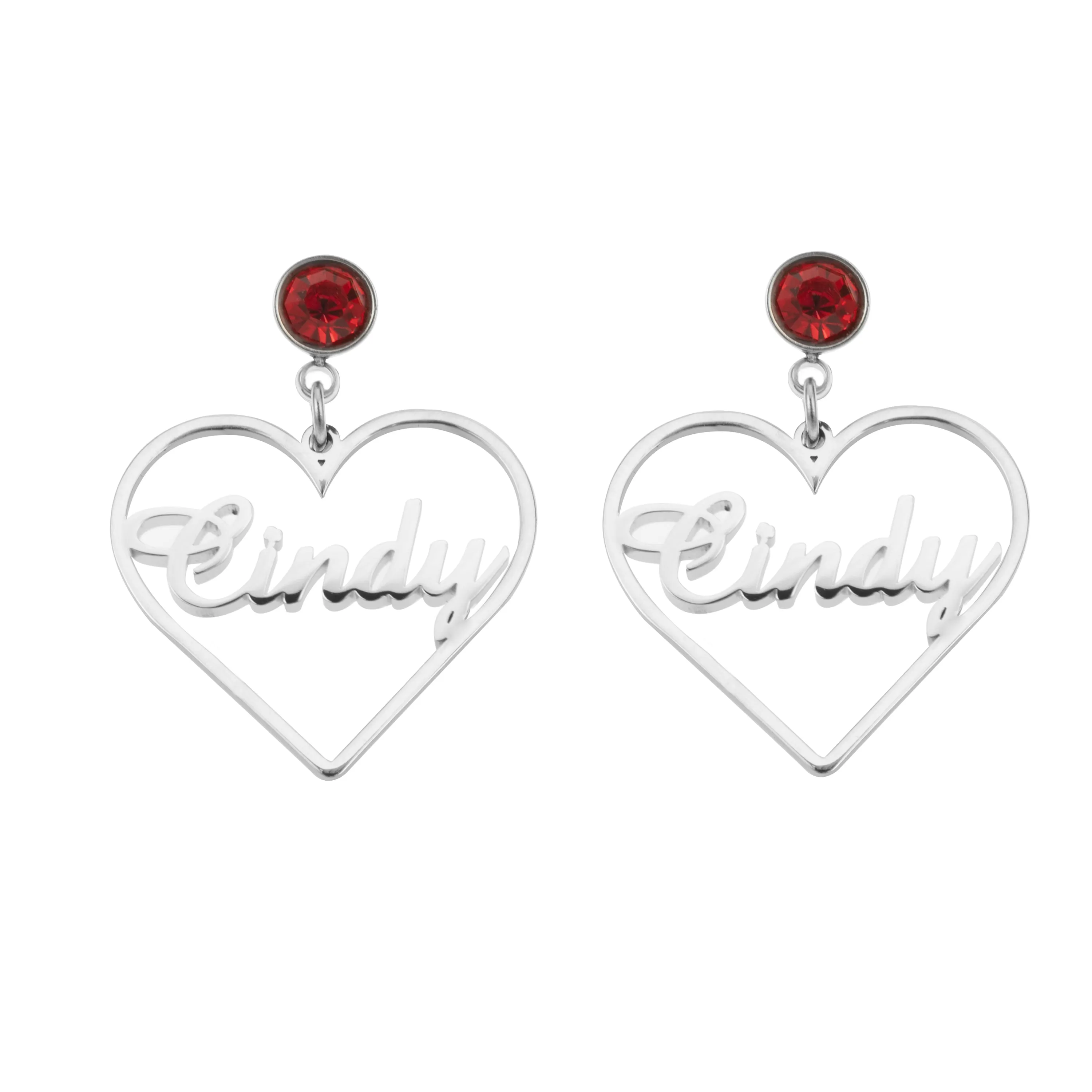 Heart Drop Earrings