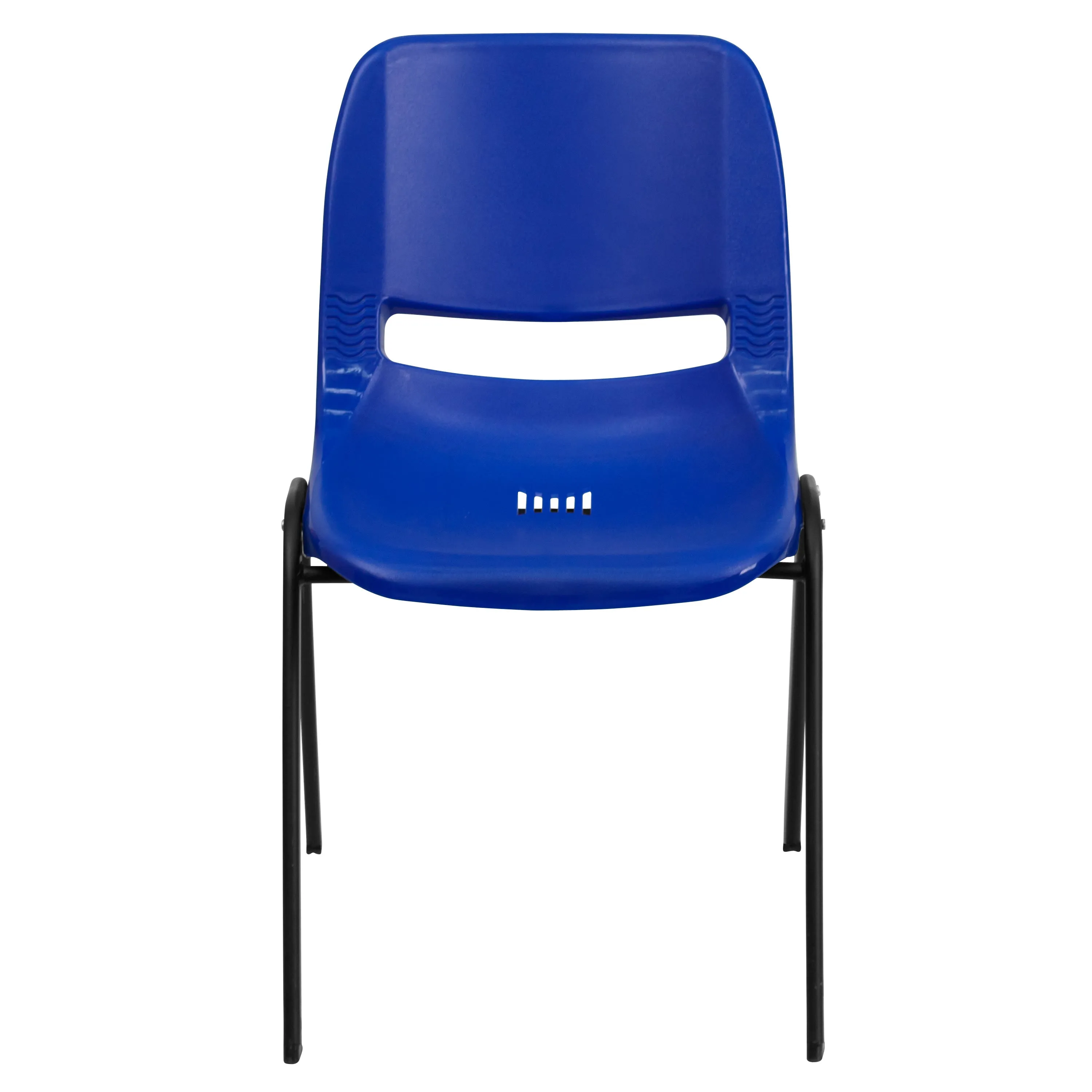 HERCULES Series 661 lb. Capacity Ergonomic Shell Stack Chair with 16'' Seat Height