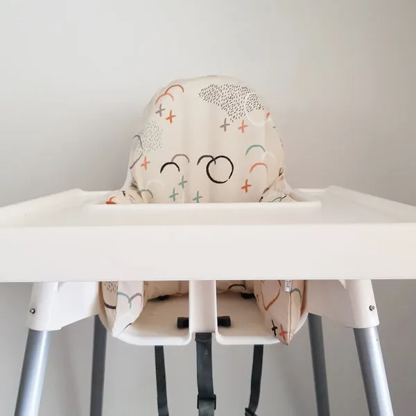 High Chair Cushion Cover - Tribal Markings