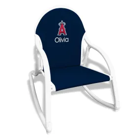 Personalized LA Angels Rocking Chair